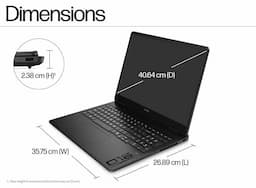 HP C80W5PA#ACJ, OMEN 16-ap0182AX, AMD Ryzen 9 8940HX Processor, 24GB RAM, 1TB SSD, NVIDIA GeForce RTX 5070 8GB Graphics, 16.1 Inch WUXGA 165Hz Display, Windows 11 Home, Shadow Black, Gaming Laptop