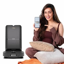 Eureka Forbes GVCDFSCFA00000 Smartclean with Fully Automatic Cleaning Station Robotic Vacuum Cleaner