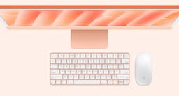 Apple Z1E8 24 Inch, M4 Chip-8 Core CPU, 8 GPU Core, 16 Neural Core, 16 GB Ram, 512 GB Storage, iMac Orange