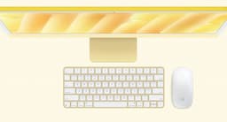 Apple Z1EK 24 Inch, M4 Chip-10 Core CPU, 10 GPU Core, 16 Neural Core, 16 GB Ram, 1 TB Storage, iMac Yellow