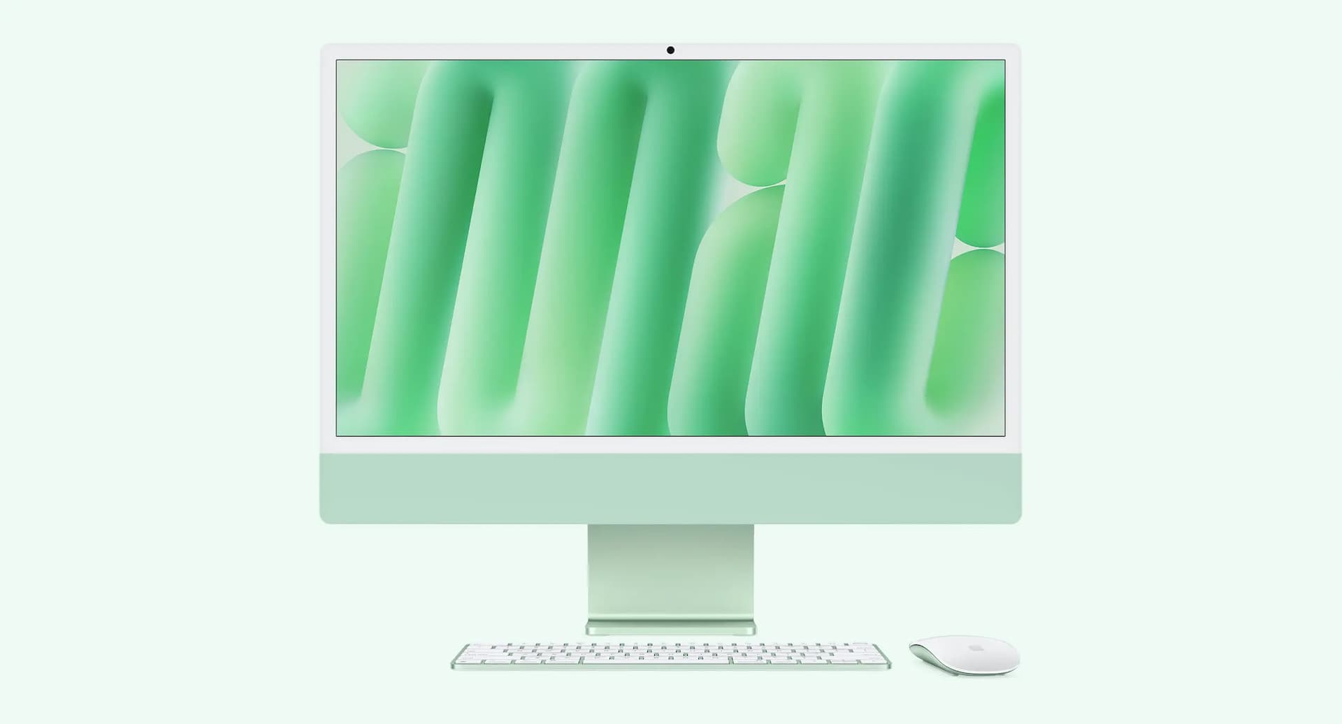 Apple Z1K3 24 Inch, M4 Chip-10 Core CPU, 10 GPU Core, 16 Neural Core, 32 GB Ram, 2 TB Storage, iMac Green