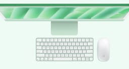 Apple Z1K3 24 Inch, M4 Chip-10 Core CPU, 10 GPU Core, 16 Neural Core, 24 GB Ram, 512 GB Storage, iMac Green