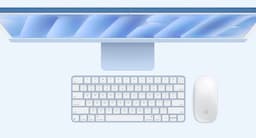 Apple Z1K5 24 Inch, M4 Chip-10 Core CPU, 10 GPU Core, 16 Neural Core, 24 GB Ram, 2 TB Storage, iMac Blue