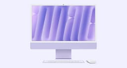 Apple Z1K7 24 Inch, M4 Chip-10 Core CPU, 10 GPU Core, 16 Neural Core, 32 GB Ram, 2 TB Storage, iMac Purple