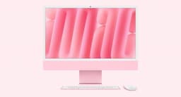 Apple Z1E6 24 Inch, M4 Chip-8 Core CPU, 8 GPU Core, 16 Neural Core, 16 GB Ram, 256 GB Storage, iMac Pink