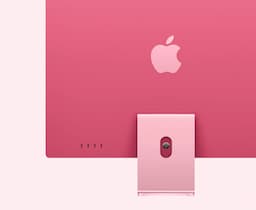 Apple Z1E6 24 Inch, M4 Chip-8 Core CPU, 8 GPU Core, 16 Neural Core, 16 GB Ram, 256 GB Storage, iMac Pink