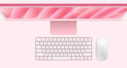 Apple Z1E6 24 Inch, M4 Chip-8 Core CPU, 8 GPU Core, 16 Neural Core, 16 GB Ram, 256 GB Storage, iMac Pink