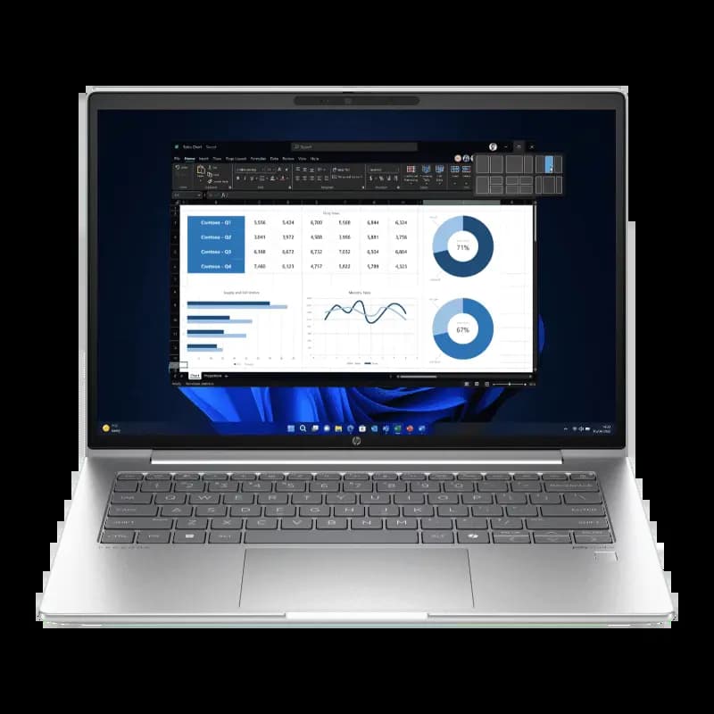 HP DJ9P3PT, 440 G11, 14 Inch, Intel Core Ultra 7 155U Processor, 16GB DDR5 RAM, 512GB SSD, DOS, Notebook