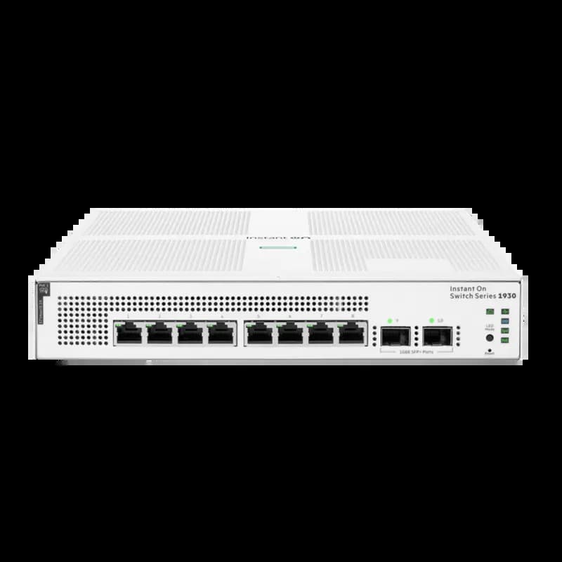 HPE Aruba JL681A, ION 1930 8G 2SFP 124W Smart Managed Gigabit PoE Switch, Layer 2 Ethernet Switch
