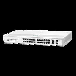 HPE Aruba R8R50A, ION 1430 26G 2SFP Unmanaged Gigabit Switch, Small Business Switch