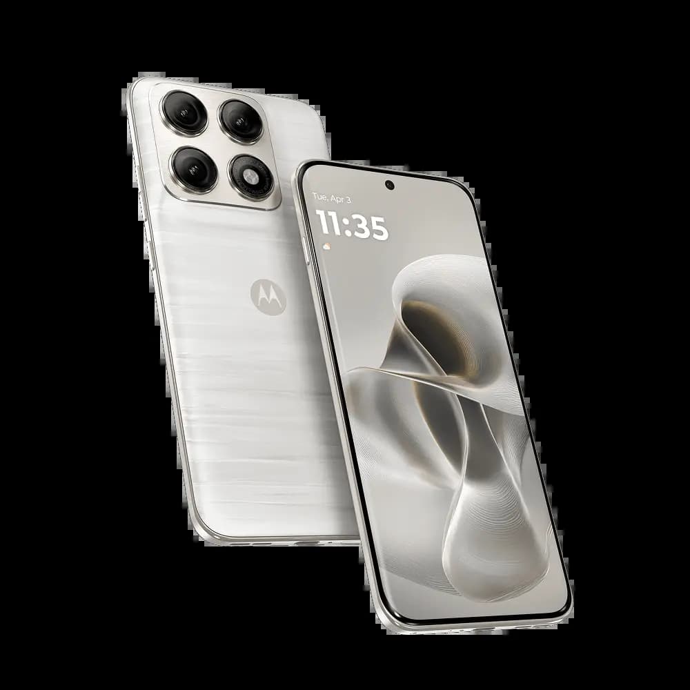 Motorola PBC40005IN Edge 70 Pro, 6.8-inch Extreme AMOLED Display, 12 GB RAM, 256 GB Storage, Lily White, Mobile