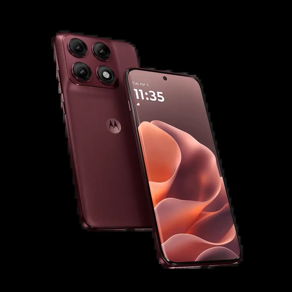 Motorola PBC30000IN Edge 70 Pro Plus, 6.8-inch Extreme AMOLED Display, 12 GB RAM, 256 GB Storage, Zinfandel Mobile