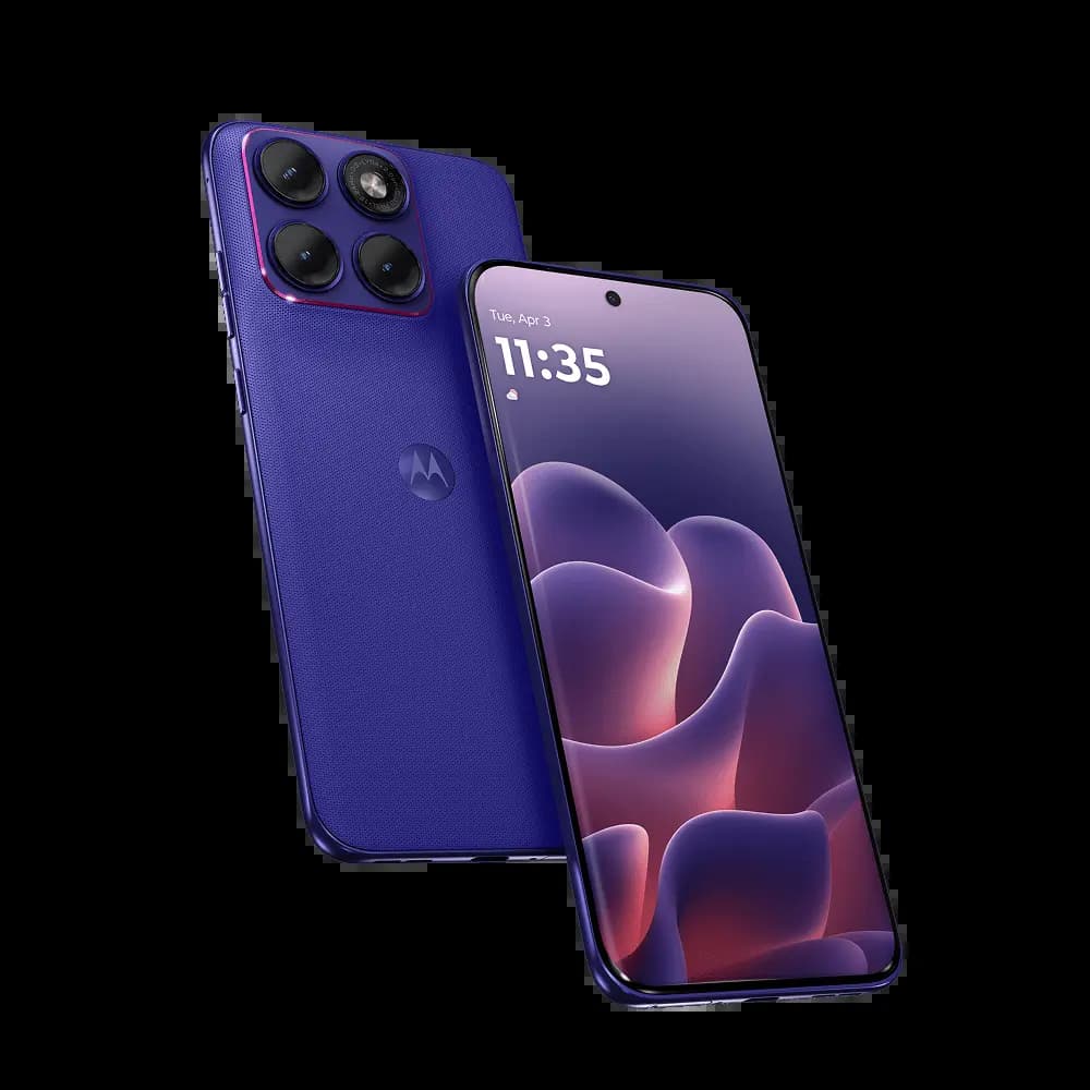 Motorola PBBG0022IN Edge 70 Fusion, 6.8-inch Extreme AMOLED Display, 8 GB RAM, 256 GB Storage, Orient Blue Mobile