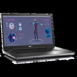 Dell IND7780I7P32512A1000-LQ1, Precision 7780, Intel Core i7 Processor, 32GB RAM, 512GB SSD, NVIDIA RTX A1000 Graphics, Windows 11 Pro, Mobile Workstation