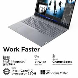 Lenovo 21SHS00300 ThinkBook 16 Laptop, 16 Inch Display, Intel Core i5 Processor, 16 GB Ram, 512 GB Storage, NOS