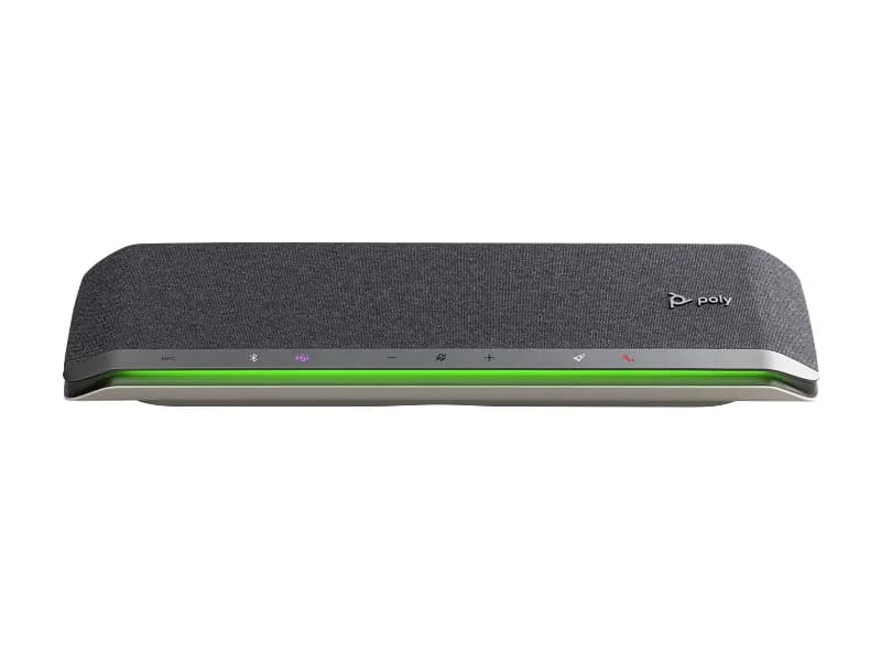 HP Poly 77P36AA, Sync 40+ Microsoft Teams Certified, Bluetooth 5.1, USB-A & USB-C Connectivity, 3-Microphone Array, 50mm Speaker, Full Duplex Audio, Black, BT700 USB Adapter, Speakerphone