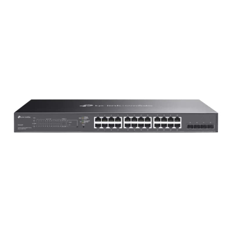 TP-Link SG2428P, 24 Gigabit Ports, Smart Managed PoE+, Omada SDN, Network Switch