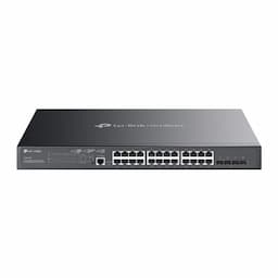 TP-Link SG3428XMP, 24 Gigabit PoE+ Ports, 4 x 10G SFP+ Uplinks, Layer 2+ Managed, Network Switch