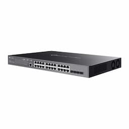TP-Link SG3428XMP, 24 Gigabit PoE+ Ports, 4 x 10G SFP+ Uplinks, Layer 2+ Managed, Network Switch