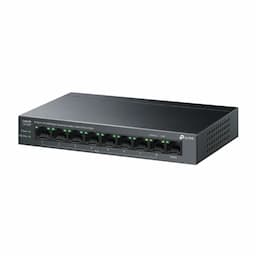 TP-Link LS109P, 9-Port 10/100Mbps, Desktop Form Factor, PoE+, Network Switch