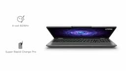 Lenovo 83DV01H1IN, LOQ 15IRX9, Intel Core i7-13650HX, 16GB DDR5 RAM, 512GB SSD, NVIDIA GeForce RTX 4050 6GB, 15.6-inch FHD 144Hz Display, Windows 11 Home, Luna Grey, Gaming Laptop