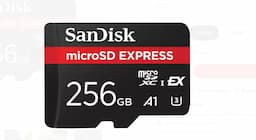 SanDisk SDSQXFN-256G-GN4NN, microSD Express Memory Card, 256GB, PCIe Gen3 NVMe, Up to 880MB/s Read Speed, Up to 650MB/s Write Speed, microSDXC