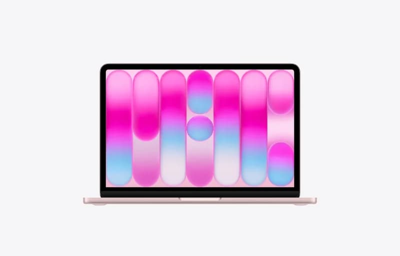 Apple MHFH4HN/A MacBook Neo 13 Inch Liquid Retina Display Laptop, Apple A18 Chip, 6-Core CPU, 5-Core GPU, 8GB Unified Memory, 256GB SSD, Blush