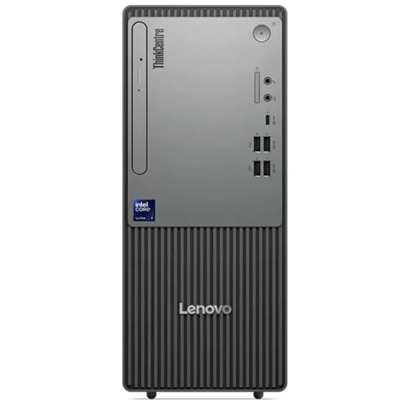 Lenovo 13BDS02K00 ThinkCentre neo 50t Gen 6 Desktop PC, Intel Core Ultra 5 225 Processor, 16GB DDR5 RAM, 512GB PCIe Gen4 SSD, Integrated Intel Graphics, Windows 11 Pro, Black