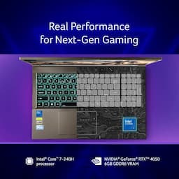 Acer UN.U35SI.00D Acer Aspire 7 Series A715 Commercial Laptop Notebook, 15.6 Inch Display, Intel Core i7 Processor, 16 GB Memory, 512 GB Storage, Windows 11
