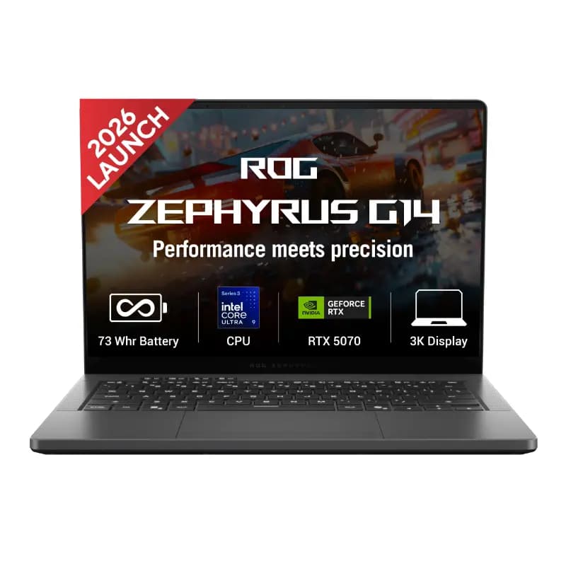 ASUS GU405AP-SY041WS ROG Zephyrus G14 Gaming Laptop, 14 Inch Display, Intel Core Ultra 9 386H Processor, 32GB Memory, 1TB Storage, Windows 11 Home, Eclipse Gray