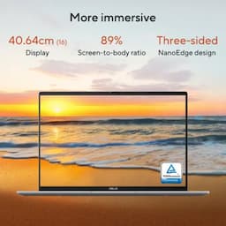 Asus M1607GA-MB029WS Ryzen AI 7-445, 16 GB RAM, 1 TB Storage, 16 Inch, Silver, Laptop