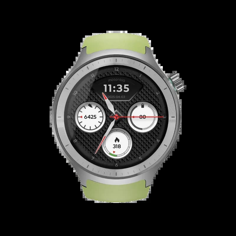 Motorola PG38C07641 Watch, 1.4 Inch Round Display, Silicone, Herbal Garden