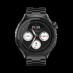 Motorola PG38C07642 Watch, 1.4 Inch Round Display, Stainless Steel, Black
