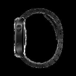 Motorola PG38C07642 Watch, 1.4 Inch Round Display, Stainless Steel, Black