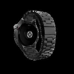 Motorola PG38C07642 Watch, 1.4 Inch Round Display, Stainless Steel, Black