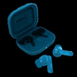 Motorola PG38C07948 Buds Bass Earphones, Blue Jewel