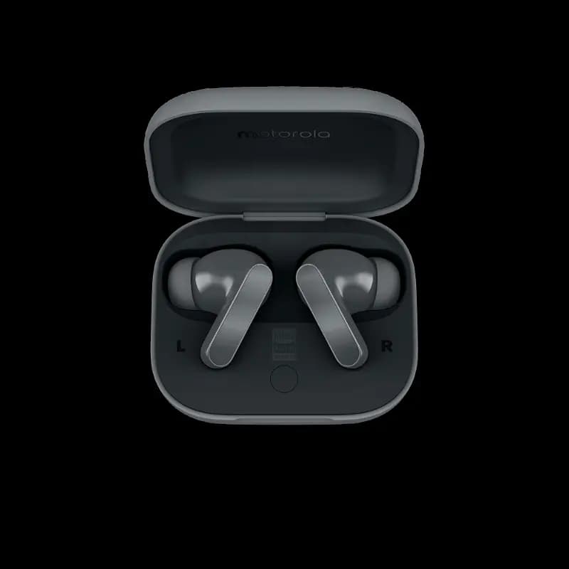 Motorola PG38C07947 Buds Bass Earphones, Dark Shadow