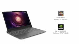 Lenovo 83S000FPIN LOQ15 Consumer Laptop, 15 Inch Display, AMD Ryzen 7 Processor, 16 GB Memory, 512 GB Storage