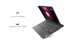 Lenovo 83S000FPIN LOQ15 Consumer Laptop, 15 Inch Display, AMD Ryzen 7 Processor, 16 GB Memory, 512 GB Storage