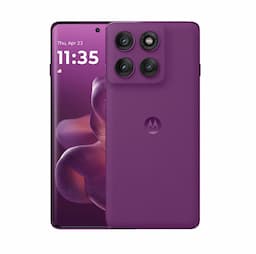 Motorola PB7T0005IN Edge 60 Pro, MediaTek Dimensity 8350 Extreme, 12GB RAM, 256GB Storage, 6.7 Inch 1.5K 120Hz pOLED Display, 50MP AI Triple Camera, 5G, Sparkling Grape, Smartphone