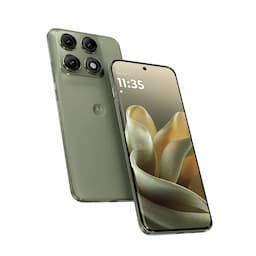 Motorola PBC40001IN Edge 70 Pro, MediaTek Dimensity 8500 Extreme, 8GB RAM, 256GB Storage, 6.8 Inch 144Hz Extreme AMOLED Display, 50MP AI Dual Camera, 5G, Tea, Smartphone