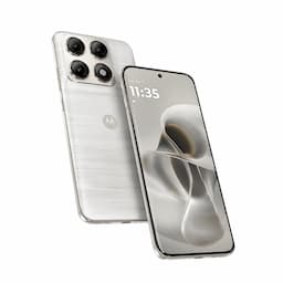 Motorola PBC40002IN Edge 70 Pro, MediaTek Dimensity 8500 Extreme, 8GB RAM, 256GB Storage, 6.8 Inch 144Hz Extreme AMOLED Display, 50MP AI Dual Camera, 5G, Lily White, Smartphone