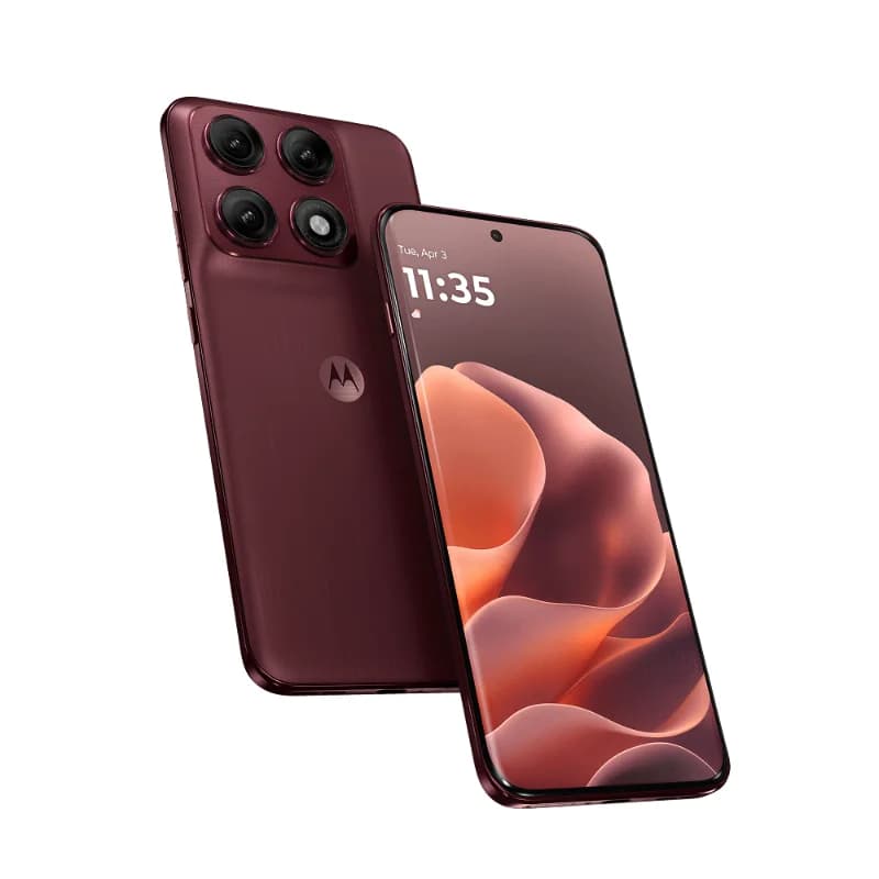 Motorola PBC30000IN Edge 70 Pro Plus, MediaTek Dimensity 8500 Extreme, 12GB RAM, 256GB, 6.8-inch 144Hz Extreme AMOLED Display, 50MP Triple Camera, 5G, Zinfandel, Smartphone