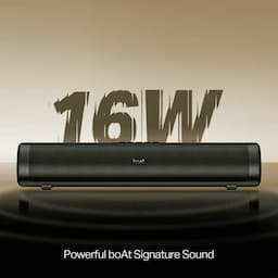 boAt 1000003888 Aavante Groove Plus Portable Soundbar with RGB LEDs, TWS Mode & Multi-Connectivity, Premium Black