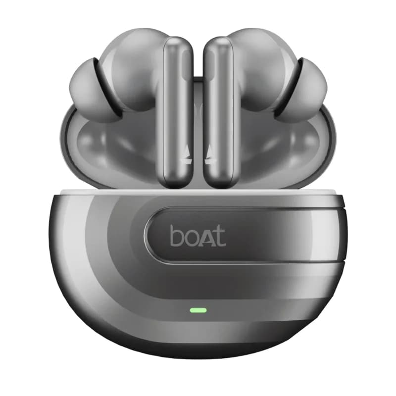 boAt 1000004505 Airdopes Prime 700 ANC Wireless Earbuds with 50 Hours Playback, 48dB Hybrid ANC, 6 Mics & Multipoint Connectivity, Blazing Silver
