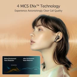 boAt 1000003366 Airdopes 181 Pro Wireless Earbuds with 100 Hours Playback, Quad Mics with ENx, BEAST Mode, ASAP Charge, Mocha Elegance