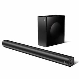 boAt 1000003890 Aavante Pulse 120W 2.1 Channel Soundbar with Bluetooth v5.4, EQ Modes & Master Remote, Premium Black