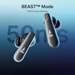 boAt 1000004017 Airdopes Prime 513 ANC Wireless Earbuds with 65 Hours Playback, 32dB ANC, Quad Mics & Multipoint Connectivity, Carbon Black