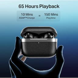 boAt 1000004017 Airdopes Prime 513 ANC Wireless Earbuds with 65 Hours Playback, 32dB ANC, Quad Mics & Multipoint Connectivity, Carbon Black