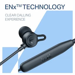 boAt 1000003883 Rockerz 200, 40H Playback, ASAP Charge, BEAST Mode, Enx Technology, Blue Wireless Earphone